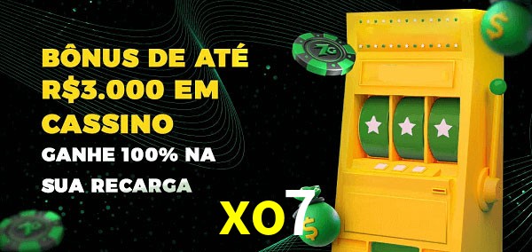 xo7 melhor bônus de depósito