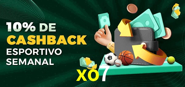 10% de bônus de cashback na xo7